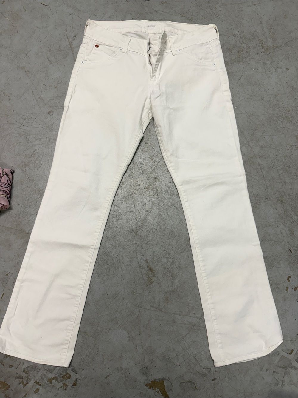 White Women's Straight-Leg Jeans HUDSON - Jeans Size 30 LIKE NEW